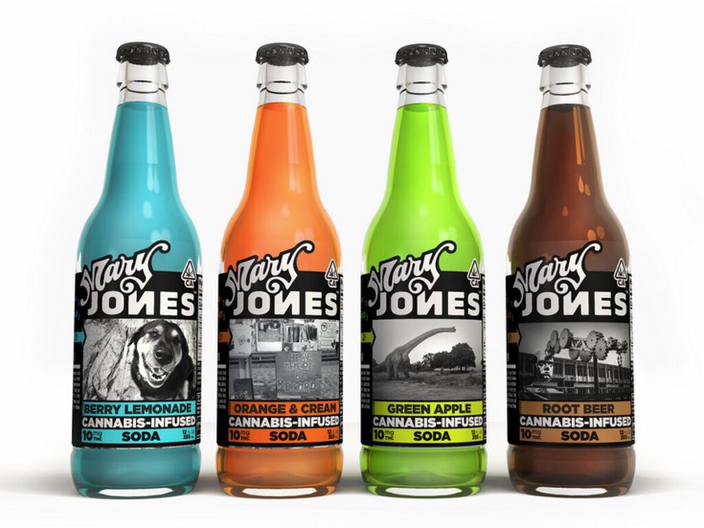 Jones Soda cannabis infused lineup